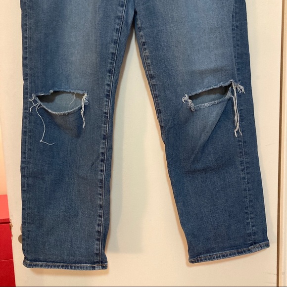 UNIQLO women's regular straight high rise jeans - Picture 3 of 6